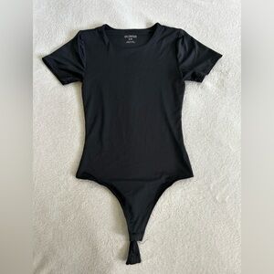 Black body-con bodysuit size small women’s